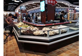 超市蔬菜岛柜组合