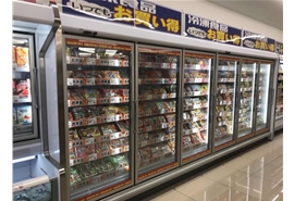 超市鲜奶立柜